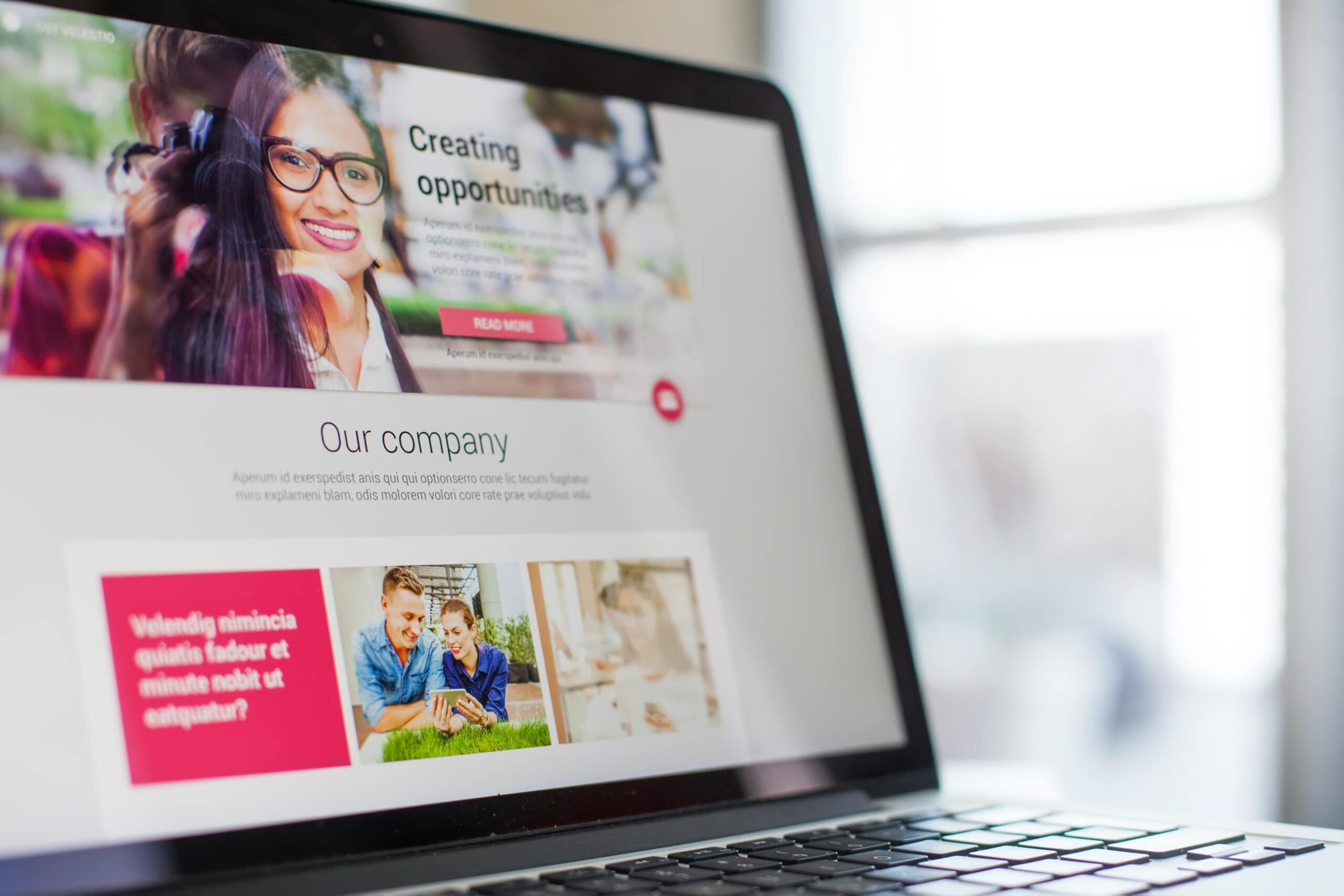 conversion-focused landing page with testimonials and a clear call-to-action