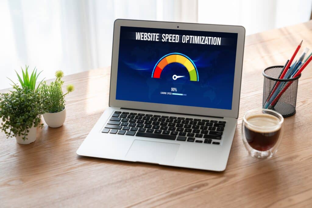 Google PageSpeed Insights showing Core Web Vitals scores for technical SEO audit