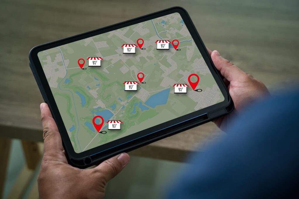 Google search results showing local business listings in map pack